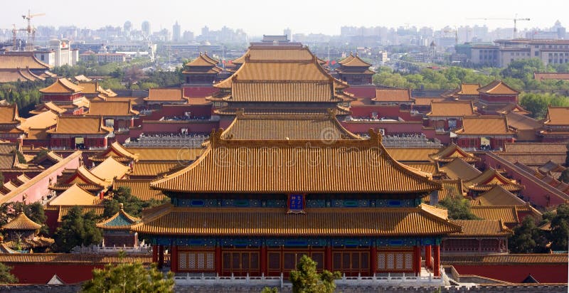 Beijing porcelanowy miasta cesarz zakazujący pałac s