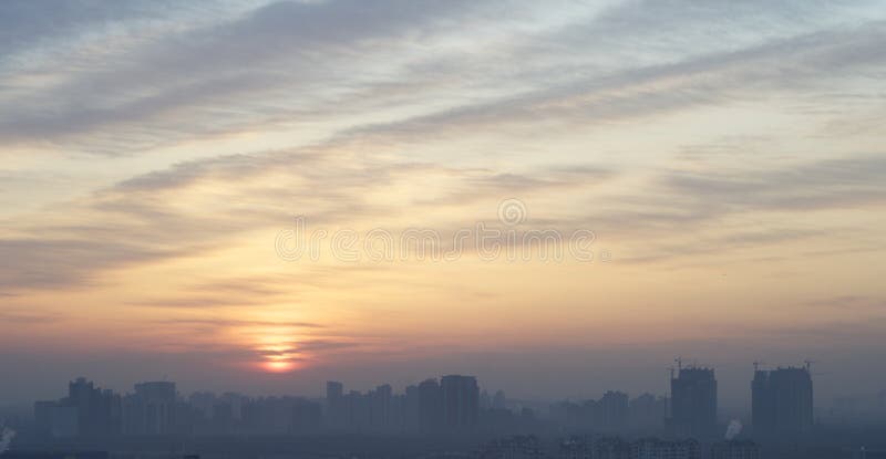 Beijing wschód słońca