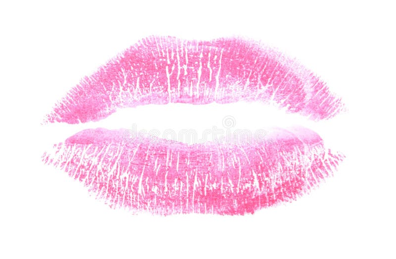 Beijo cor-de-rosa