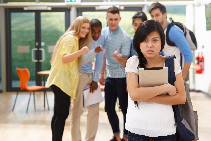 Being Bullied By för kvinnlig student klasskompisar