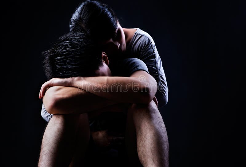 being consoled depressed στοκ εικόνα με δικαίωμα ελεύθερης χρήσης being consoled depressed στοκ εικόνα με δικαίωμα ελεύθερης χρήσης