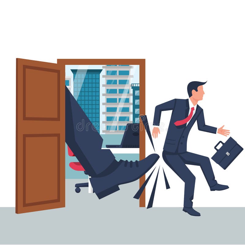 Kicked Out Stock Illustrations – 158 Kicked Out Stock Illustrations,  Vectors & Clipart - Dreamstime