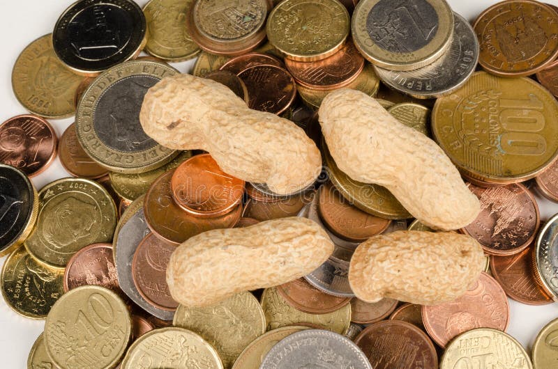 Being paid peanuts stock photo. Image of salary, money 75685762