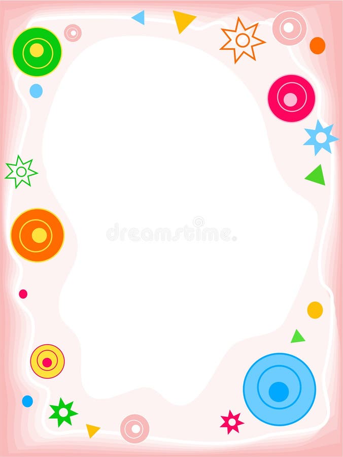 Beira Funky das formas ilustração royalty free Beira Funky das formas ilustração royalty free