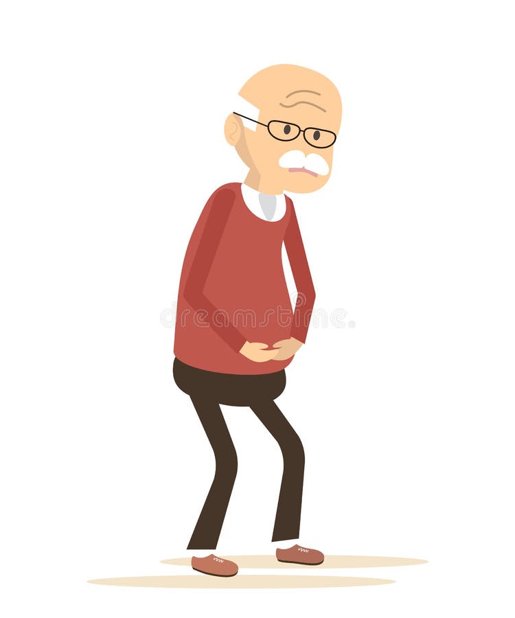 Bejaardezieken stock illustratie Bejaardezieken stock illustratie