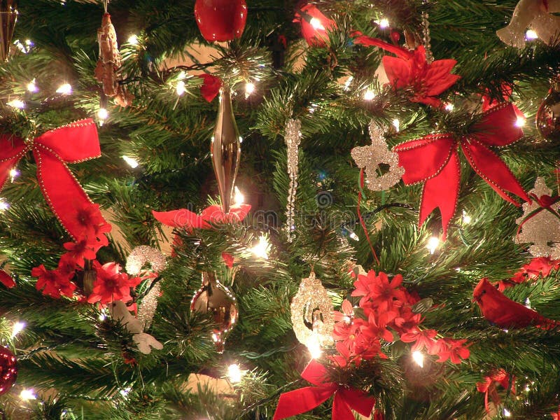 Bel arbre de Noël images stock Bel arbre de Noël images stock
