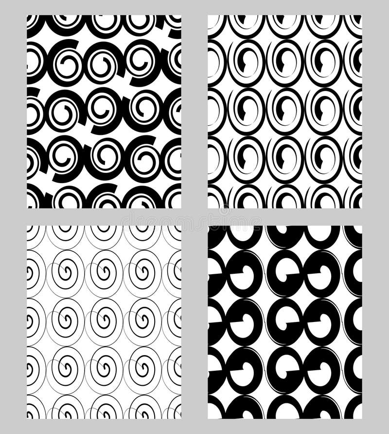 Bel échantillonneur monochrome moderne de modèles de textile, conception de tissu en noir et blanc, ensemble d'ornements sans cou illustration de vecteur Bel échantillonneur monochrome moderne de modèles de textile, conception de tissu en noir et blanc, ensemble d'ornements sans cou illustration de vecteur