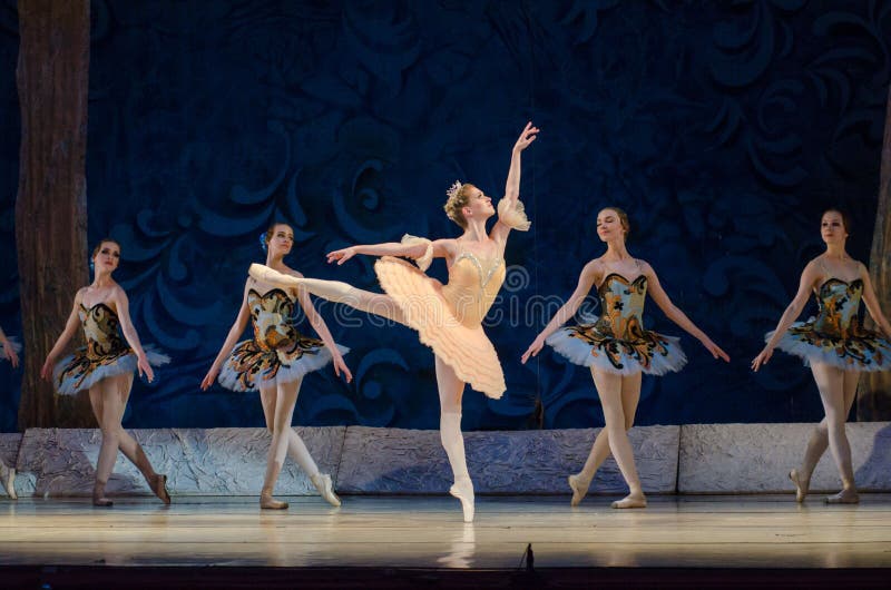 Ballet clássico A Bela Adormecida imagem de stock royalty free