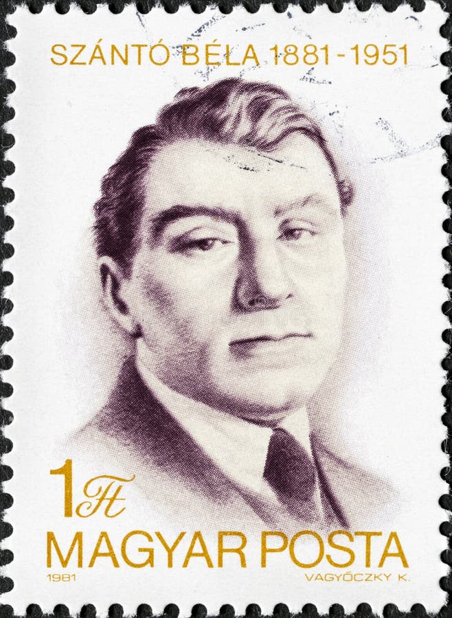 El 21 de marzo, hace 102 años, la Republica soviética en Hungría fue proclamada. Bela-szanto-un-pol%C3%ADtico-comunista-h%C3%BAngaro-madrid-espa%C3%B1a-de-enero-el-sello-%C3%A9poca-impreso-en-hungr%C3%ADa-muestra-activo-la-171106563