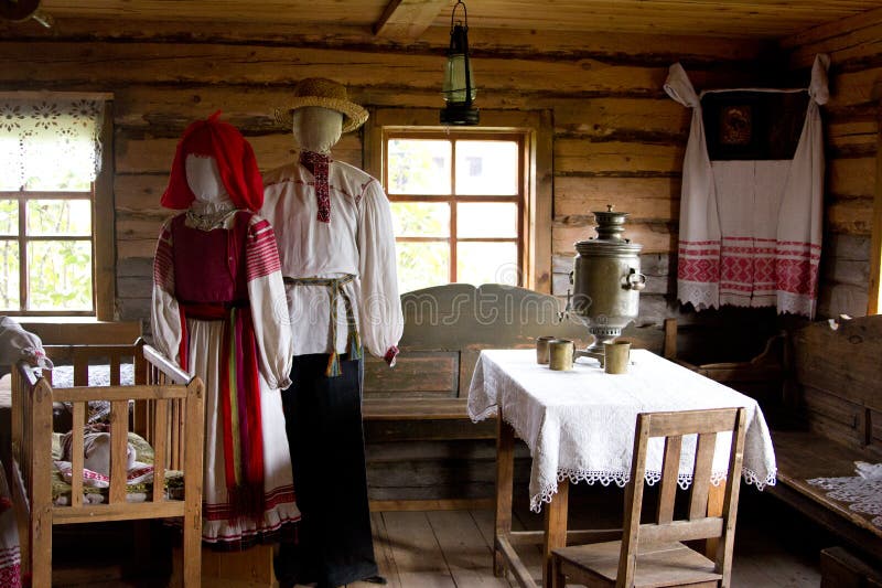 Belarusian village House royalty free stock image Belarusian village House royalty free stock image