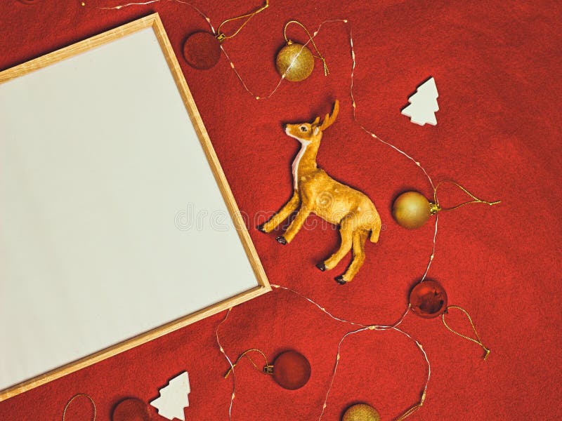 Belas decorações de natal para a árvore de natal imagem de stock royalty free