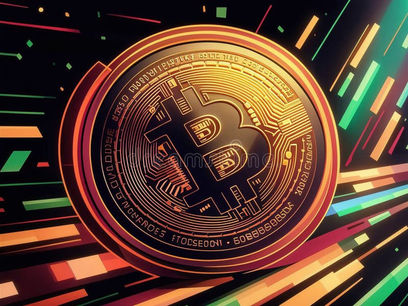 Beleggingsgids voor bitmunt vector illustratie