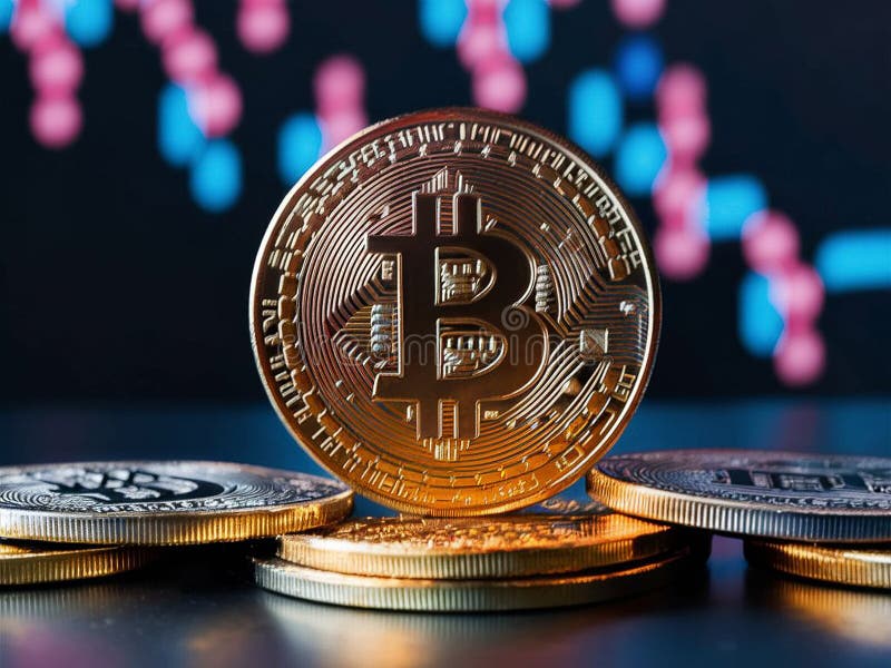 Beleggingsgids voor bitmunt vector illustratie