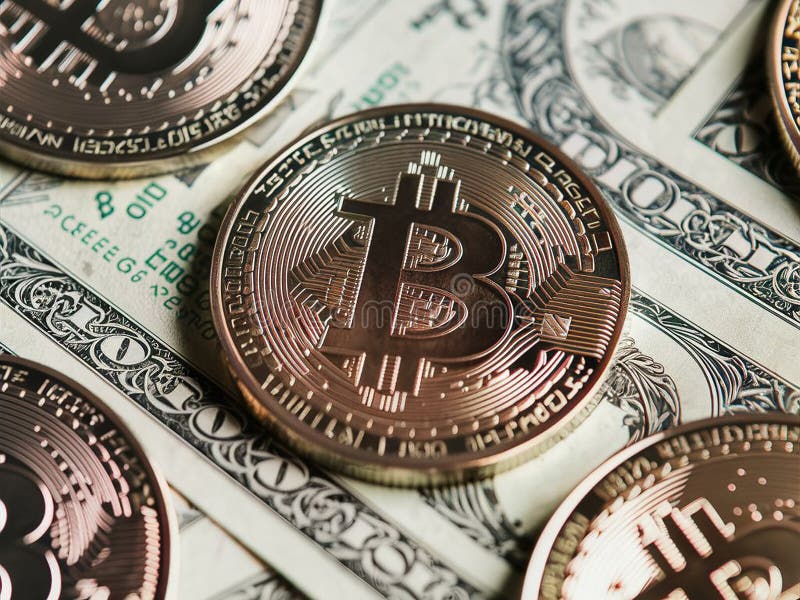 Beleggingsgids voor bitmunt royalty-vrije illustratie