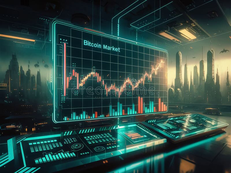 Beleggingsgids voor bitmunt vector illustratie