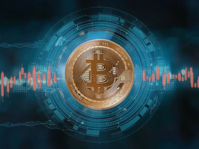 Beleggingsgids voor bitmunt vector illustratie