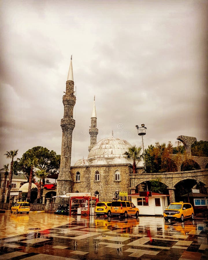 Belek town center editorial stock image. Image of belek 170120994