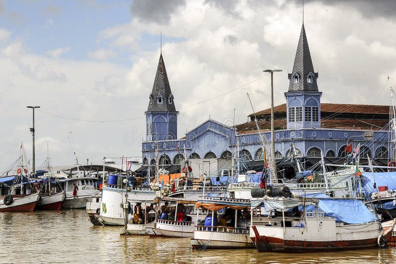 Belem: Boats on the River Guama Editorial Photography - Image of amazon