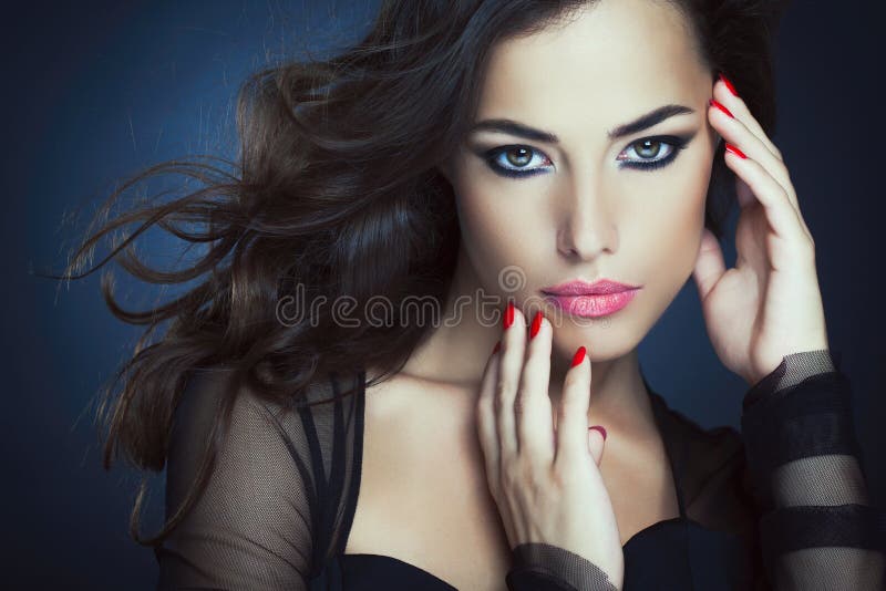 Beleza glamoroso fotografia de stock royalty free Beleza glamoroso fotografia de stock royalty free