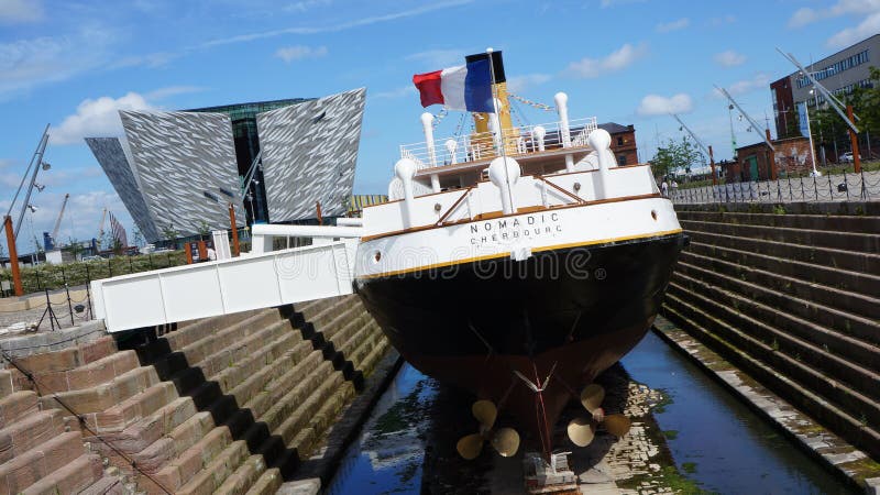 Nomadic & Titanic Belfast immagine stock libera da diritti
