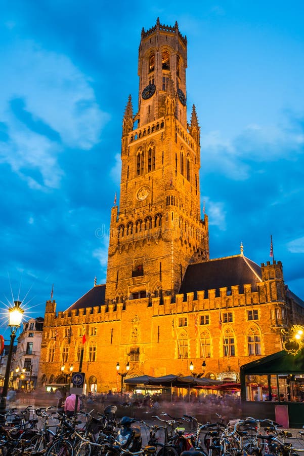 Belfry, Bruges royalty free stock photo Belfry, Bruges royalty free stock photo