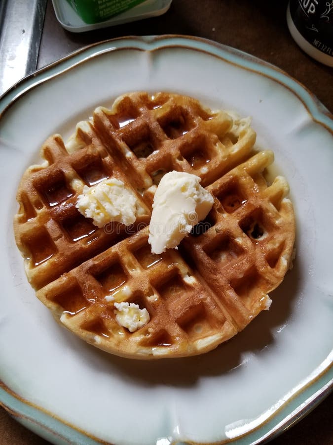 Waffle syrup stock photo. Image of butter, waffle, breakfast 45853612