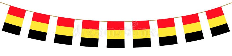 Belgium bunting stock vector. Illustration of banner - 95136519