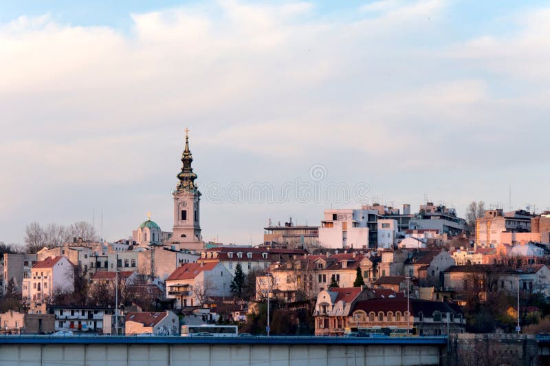 View of the capital city of Serbia, Belgrade