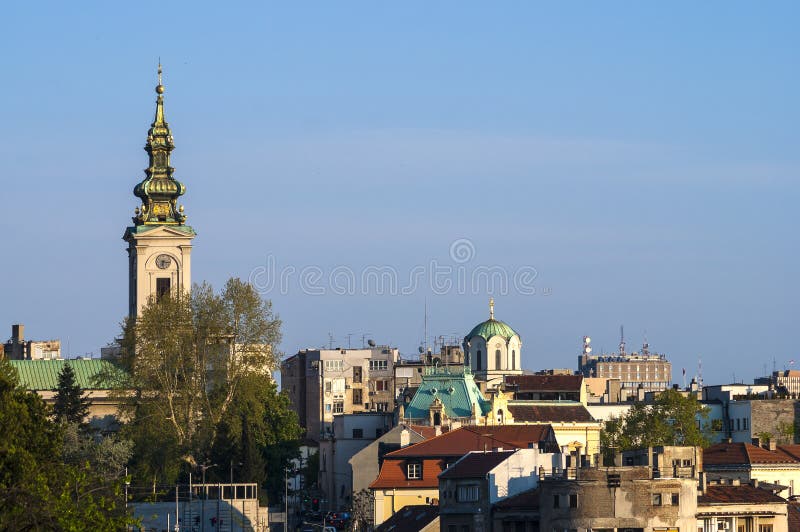 Belgrade centrum miasta obraz royalty free Belgrade centrum miasta obraz royalty free