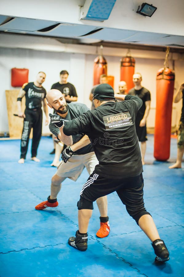 Guro Roger Agbulos Lameco Astig Combative FMA Seminar Belgrade royalty free stock image Guro Roger Agbulos Lameco Astig Combative FMA Seminar Belgrade royalty free stock image