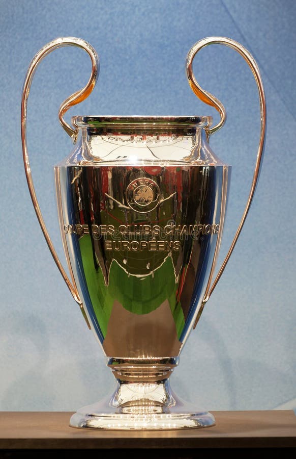 Uefa Champions League Trophy Coupe Des Stock Photo 1517530190