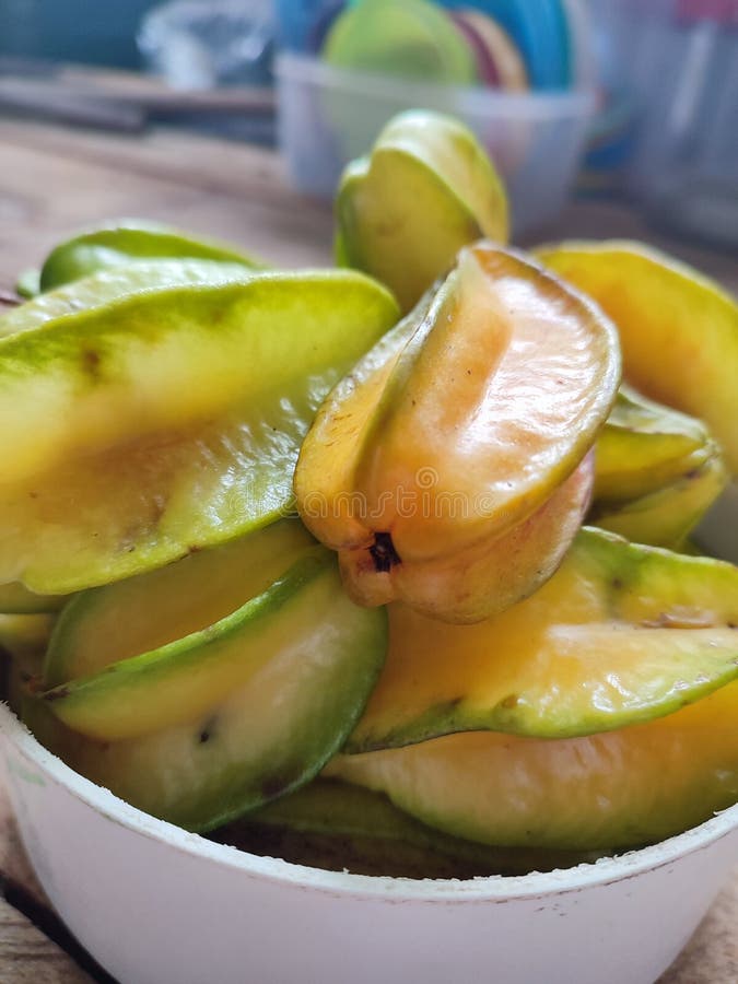 Belimbing Bintang Star Fruit Stock Photo - Image of citrus, berry ...
