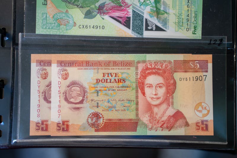 Belize 5 Dollars - Foreign Currency