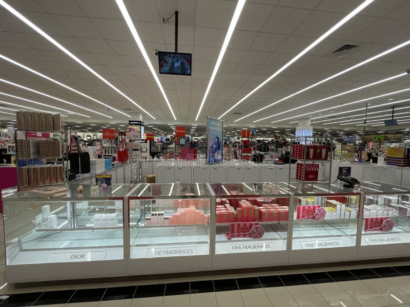 Belk Retail Store Interior Holiday Decor Editorial Image Image of