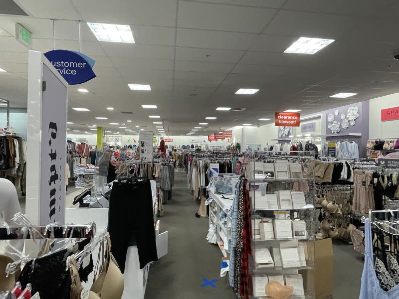 Belk Retail Store Interior Holiday Decor Editorial Image Image of