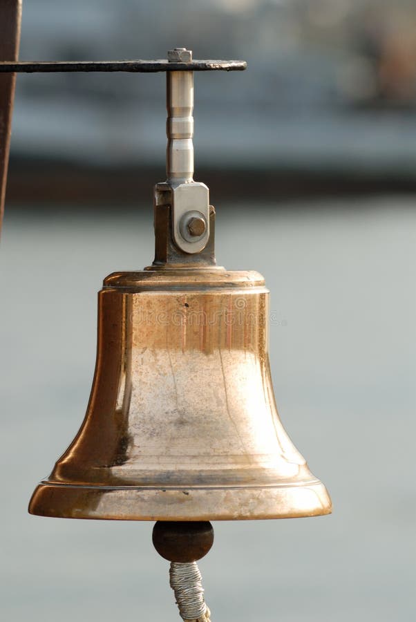 Bell on the ship stock photo. Image of boat, river, business 27276566