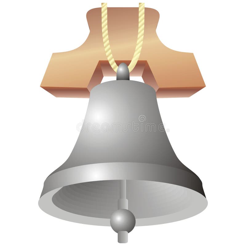 Art illustration: bell with support