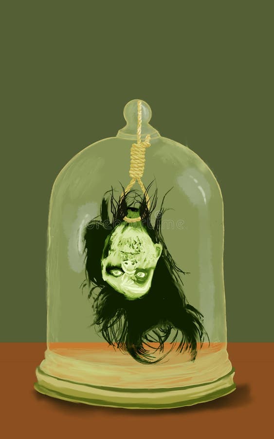 The Bell Jar Monster Specimen Stock Illustration Illustration of