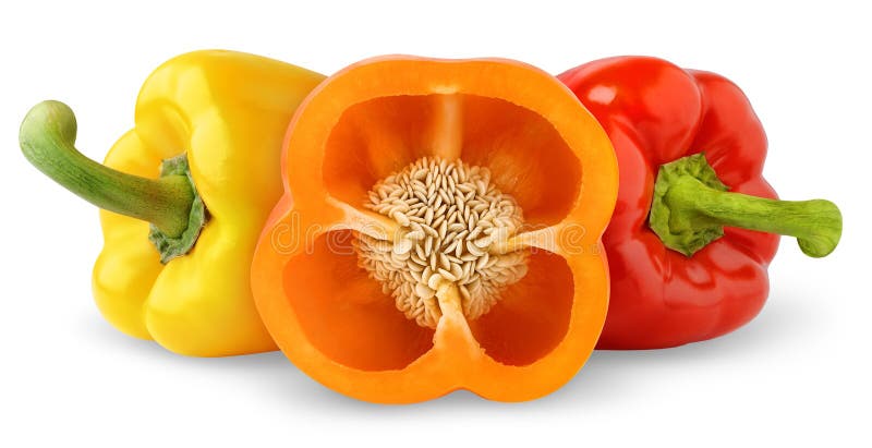 Bell peppers of different colors