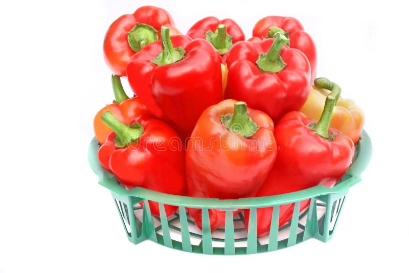 Bell Peppers in the Basket