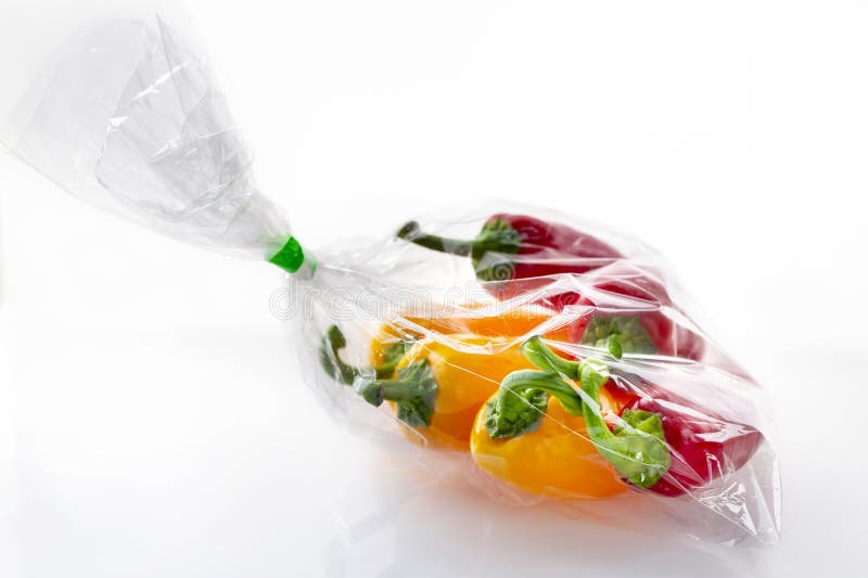 Bell Peppers, Fruit Peppers, Colored Peppers, Plastic Bags, Red Bell
