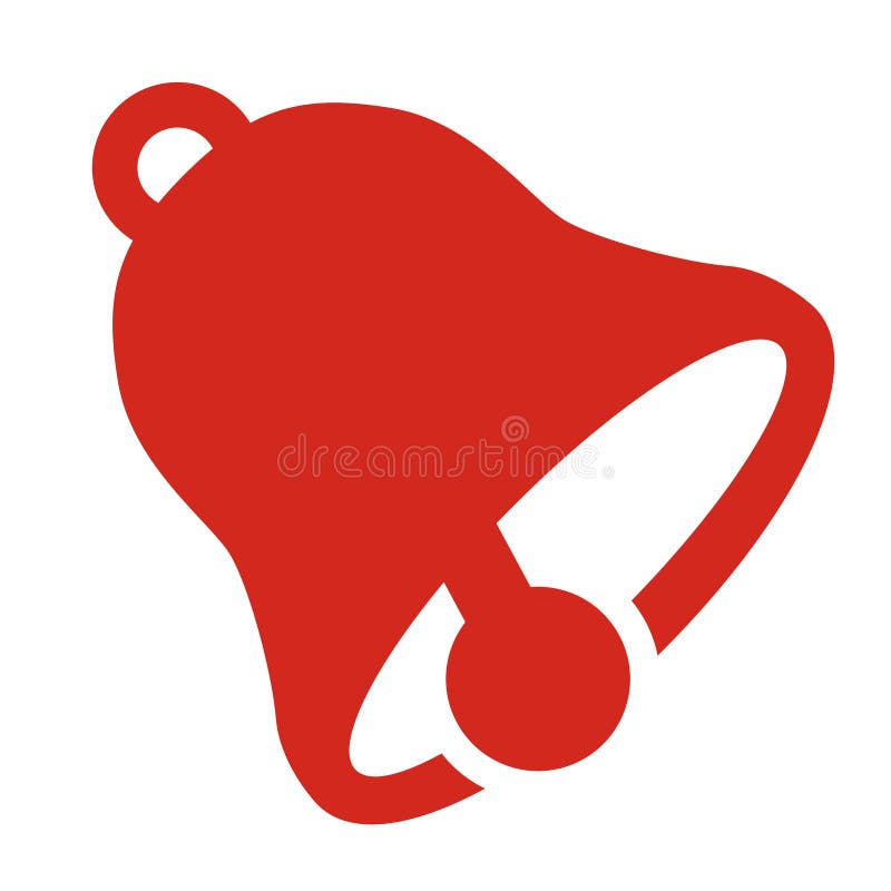 Bell Ringing Icon Vector Illustration Pictogram Stock Vector