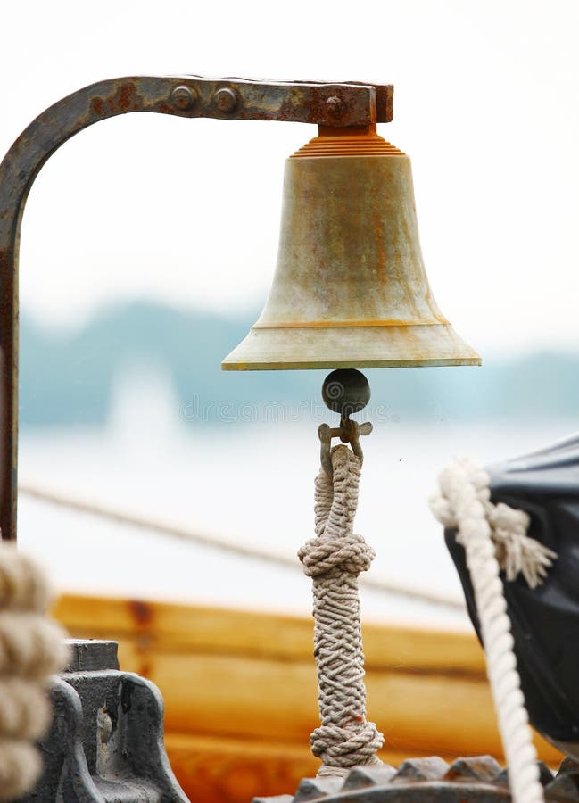 Bell on sailing ship