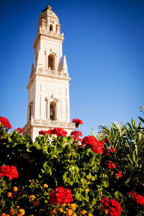 Bell tower, Lecce cathedral, Italy