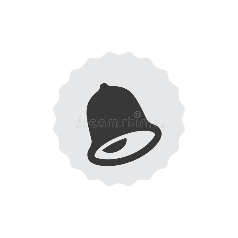 Bell vector icon. Stock vector illustration isolated on white background royalty free illustration