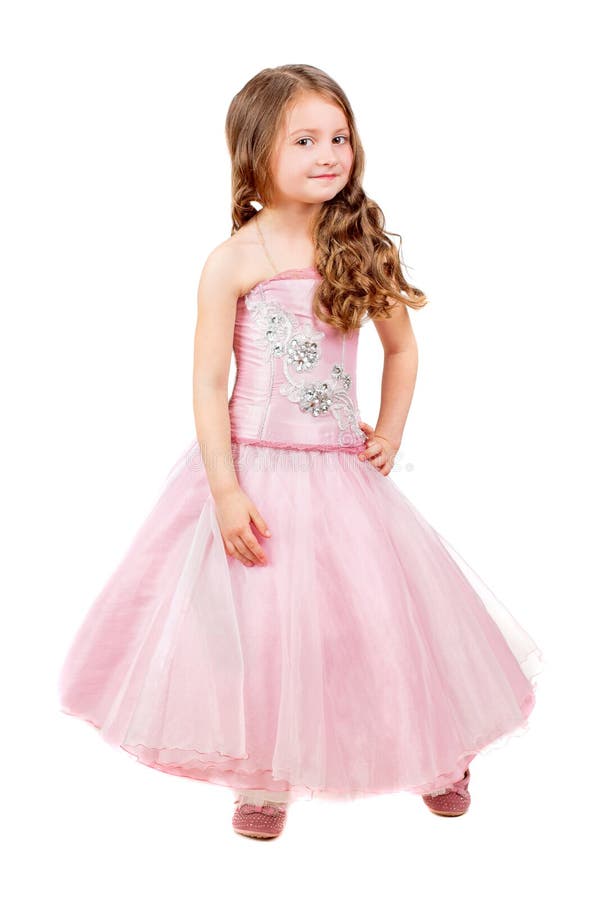 Bella bambina riccia fotografia stock libera da diritti