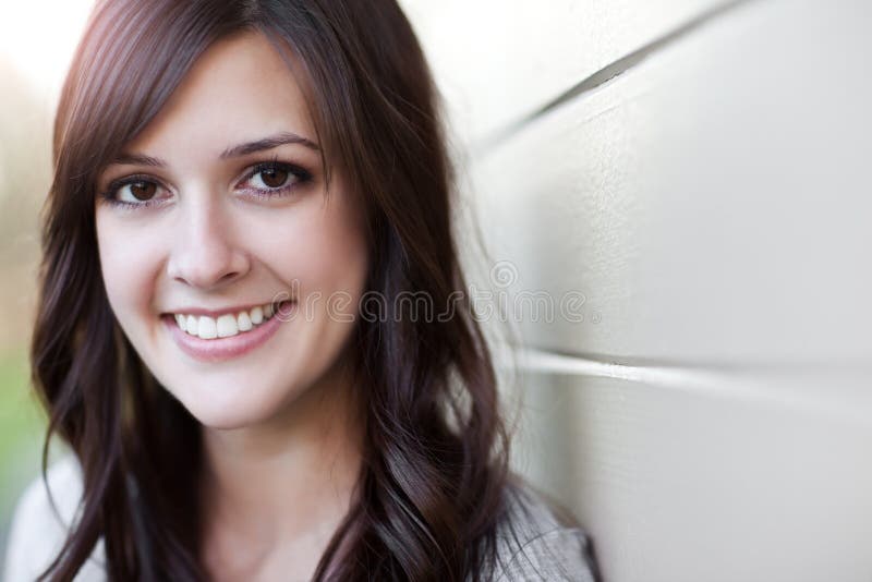 Bella donna immagine stock