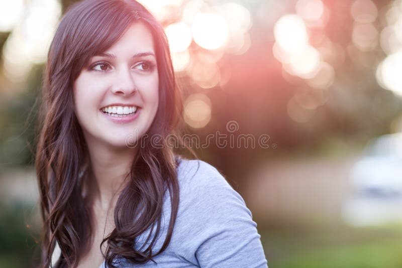 Bella donna fotografia stock