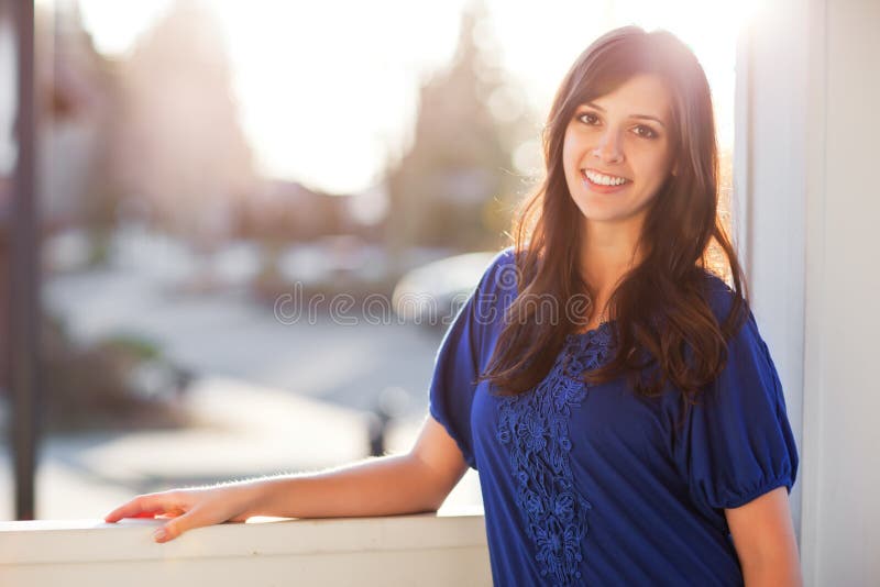 Bella donna fotografia stock