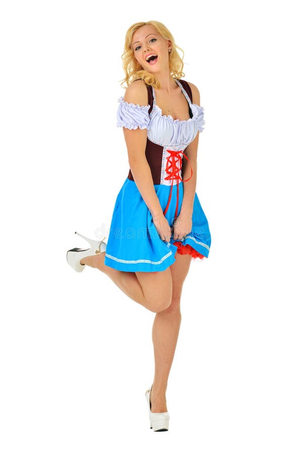 Bella Donna In Costume Di Travestimento. Immagine Stock - Immagine Di